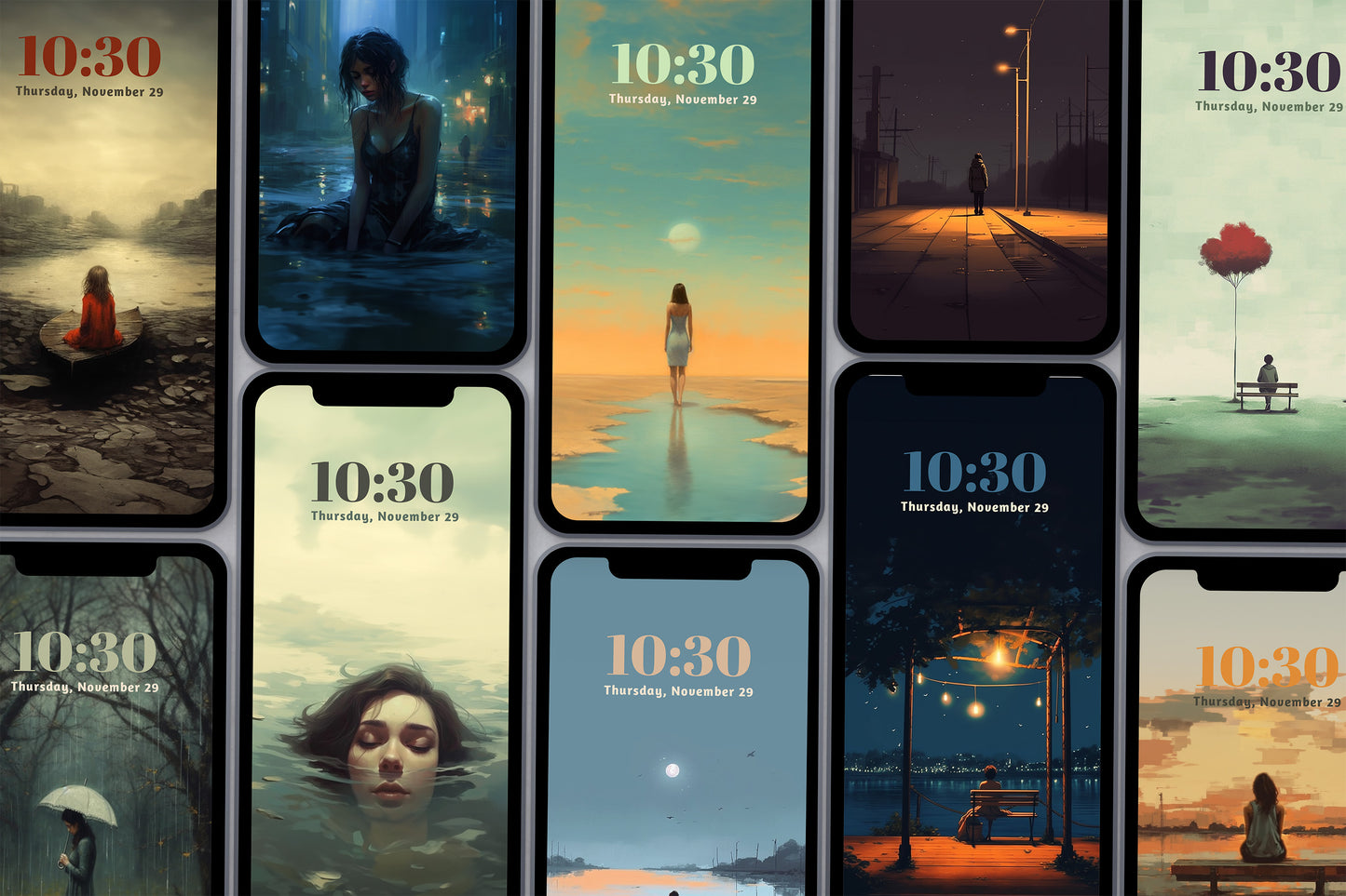 Moody Cell Phone Wallpaper Bundle